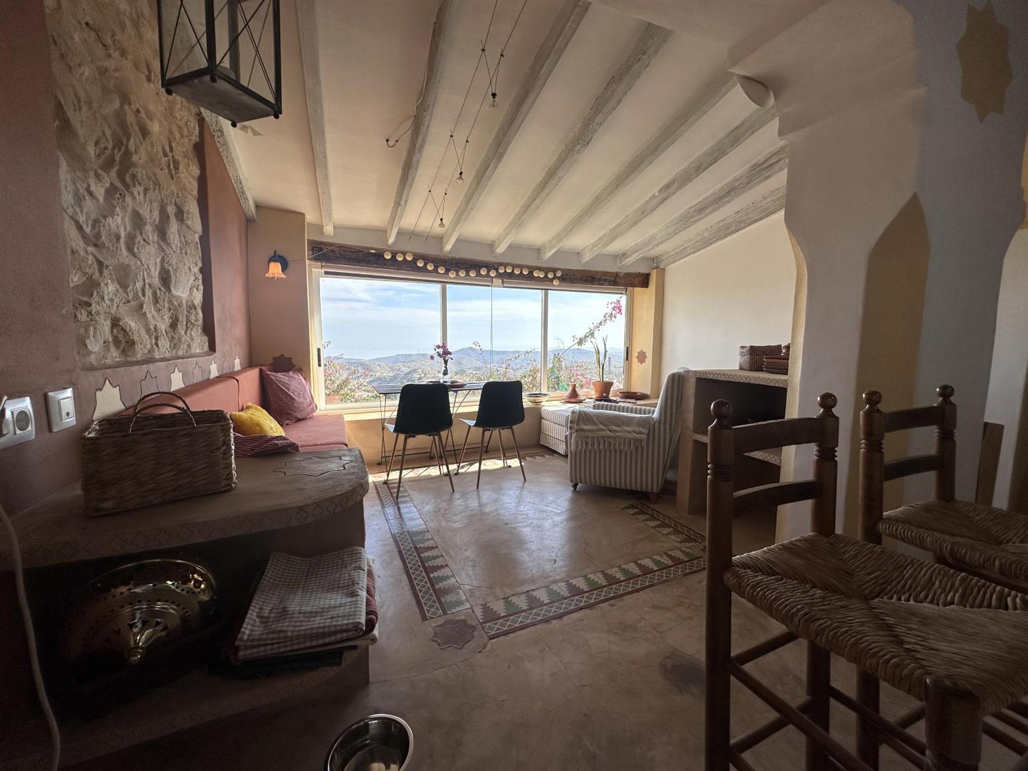 Casa Con Vistas Al Mar Y Patio De Buganvillas Aigues Exterior foto